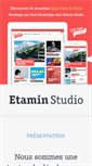 Mobile Screenshot of etaminstudio.com