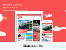 Tablet Screenshot of etaminstudio.com